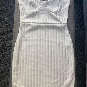 Pretty Little Thing white dress
